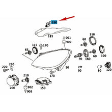 Load image into Gallery viewer, 10 X Febi Fender Body Bumper Floor Headlight Panel Plastic Rivet 86-24 Mercedes
