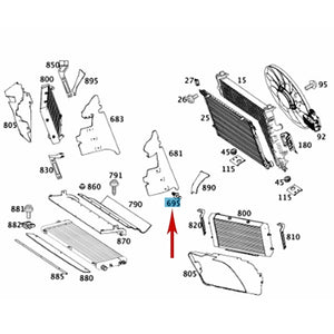 5 X Febi Fender Body Bumper Floor Headlight Panel Plastic Rivet 1986-24 Mercedes