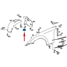 Load image into Gallery viewer, 10 X Febi Fender Body Bumper Floor Headlight Panel Plastic Rivet 86-24 Mercedes
