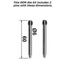 Load image into Gallery viewer, 90-98 Mercedes 230 280 300 320 500 Rear Brake Caliper Slide Pin Spring Lube Kit
