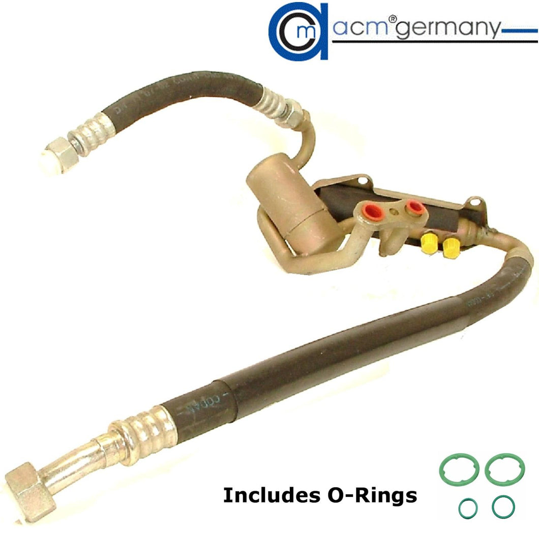 A/C Suction Manifold Hose + Fuel Cooling 1987-93 Mercedes 190E 2.6 ACM Germany