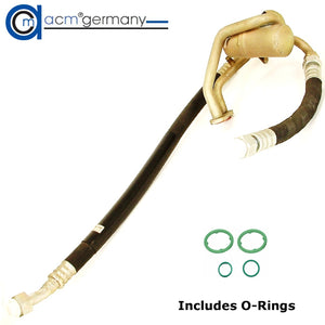 A/C Suction Manifold Hose + Fuel Cooling 1987-93 Mercedes 190E 2.6 ACM Germany