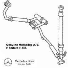 Load image into Gallery viewer, A/C Air Conditioning Manifold Suction Hose Pipe Assembly 1987 Mercedes 300 D TD
