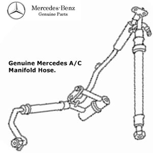 A/C Air Conditioning Manifold Suction Hose Pipe Assembly 1987 Mercedes 300 D TD