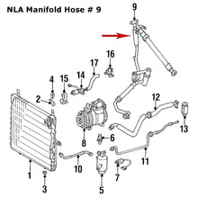 Load image into Gallery viewer, A/C Air Conditioning Manifold Suction Hose Pipe Assembly 1987 Mercedes 300 D TD
