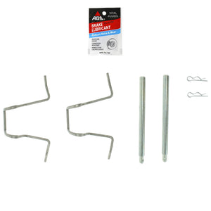 Front Brake Caliper Slide Pin Spring Lube Kit Bendix Calipers 1980-85 Mercedes