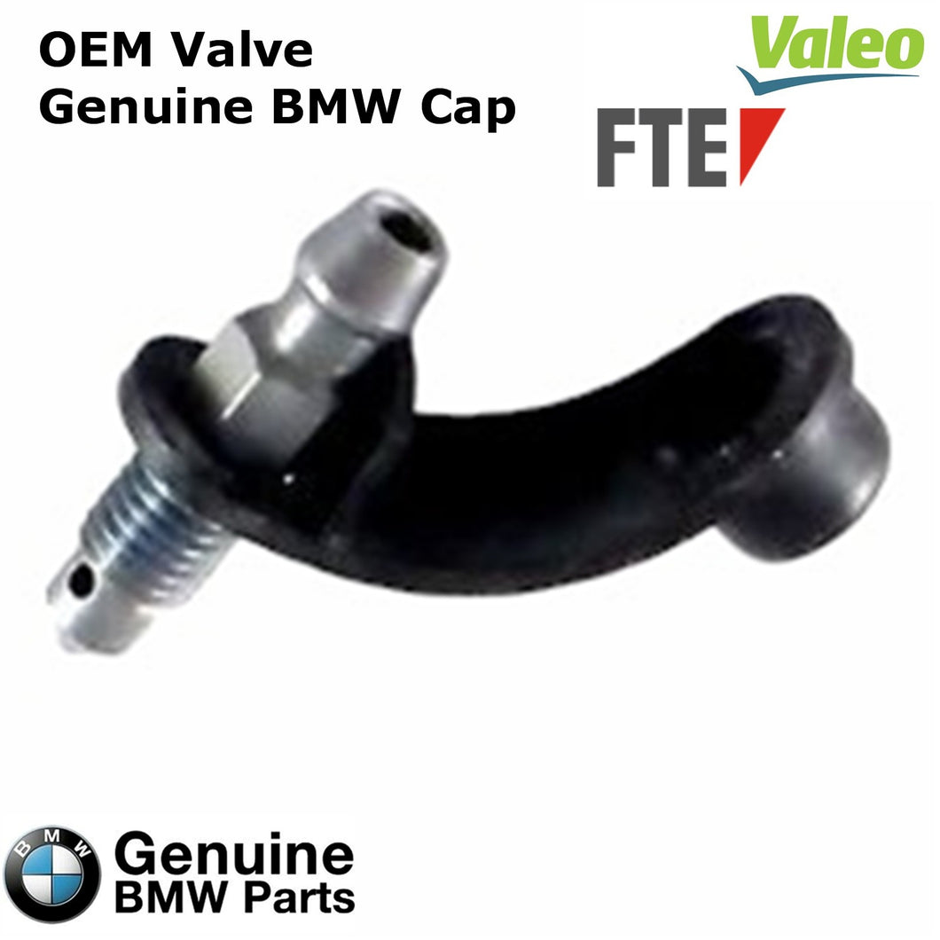 1977-99 BMW 3 5 6 7 8 M Brake Caliper Bleeder Screw with OE Cap 34 11 1 153 197