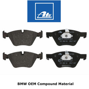 2006-11 BMW 325i 328i 330i Z4 Front Brake Pad OEM Compound  Ate 34 11 6 771 868