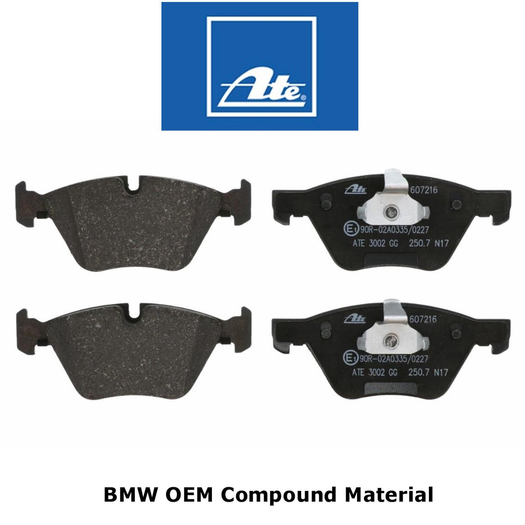 2006-11 BMW 325i 328i 330i Z4 Front Brake Pad OEM Compound  Ate 34 11 6 771 868