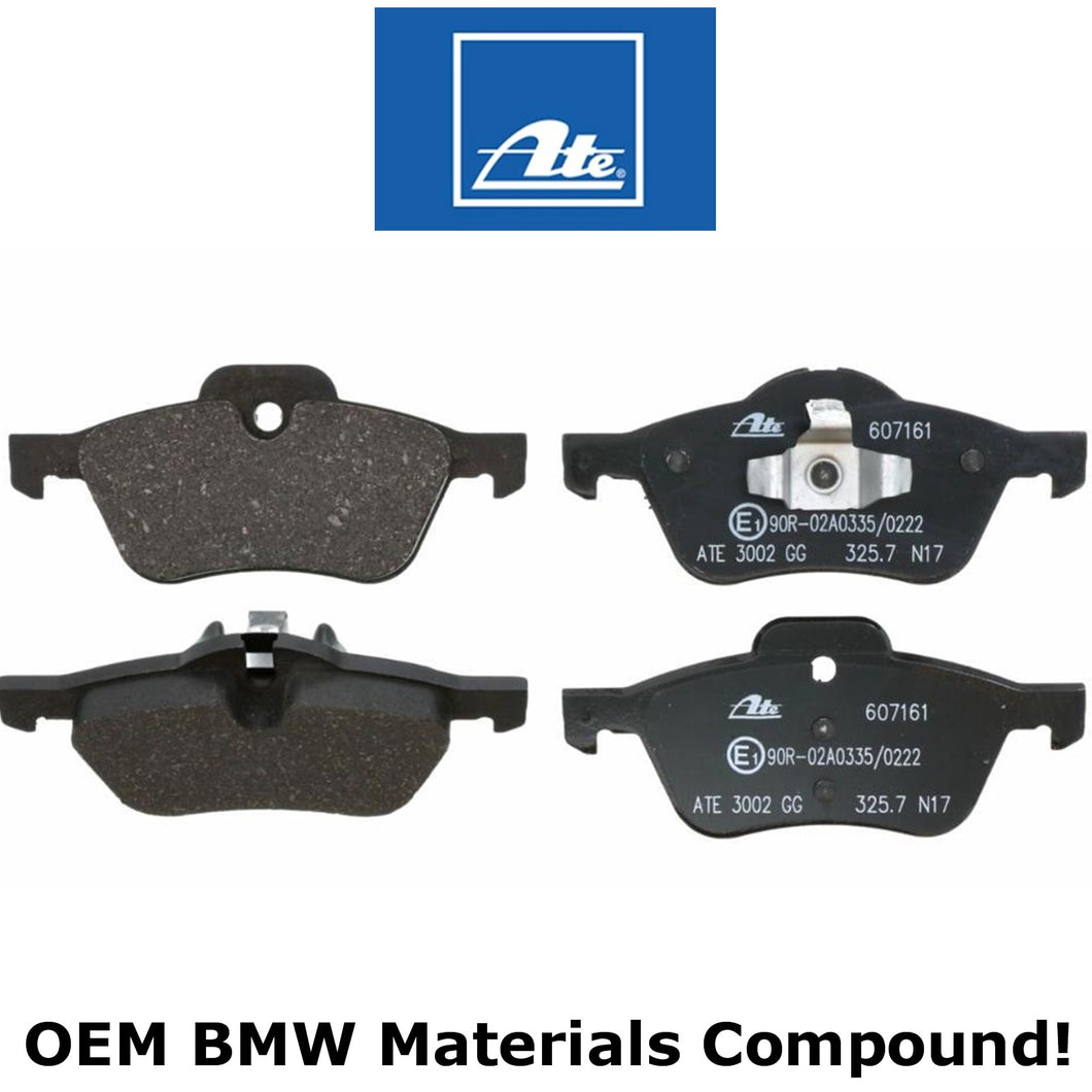 Front Brake Pad Set Select 2002-06 Mini Cooper 34 11 6 770 332 Ate OEM Compound