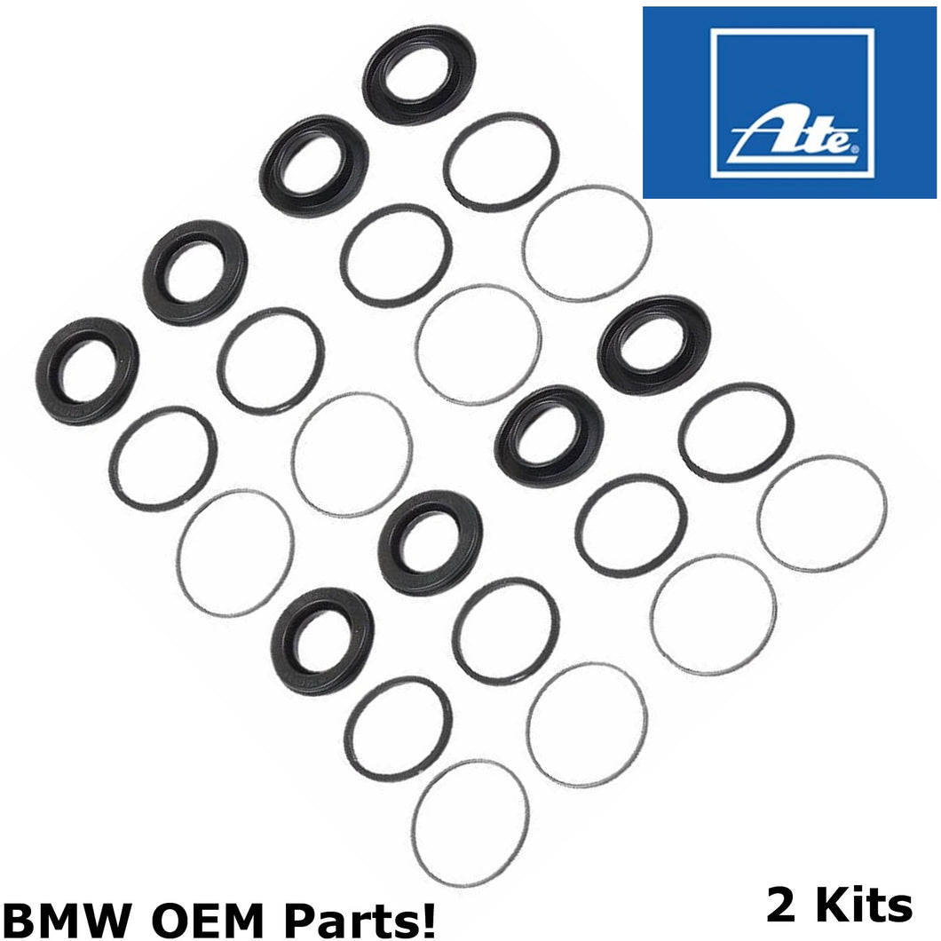 L & R Front Caliper Kits Select 1968-88 BMW 2000 3.0 5 6 7 Bavaria M5 M6 Ate