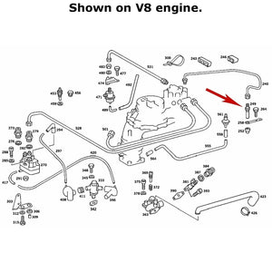 Fuel Injector Bosch 1976-93 Mercedes 190 260 280 300 380 450 500 000 078 56 23