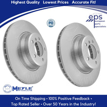 Load image into Gallery viewer, BMW Front Brake Disc Rotors Vented L &amp; R 2002-08 7 i Li Meyle 34 11 6 864 057
