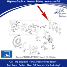 Load image into Gallery viewer, 2008-17 Mercedes C E Rear Brake Pad Set OEM Ate Premium 005 420 42 20
