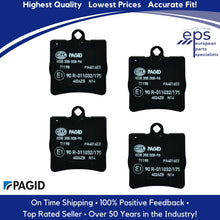 Load image into Gallery viewer, Rear Brake Pad Set &amp; Shims Single Pin 2001-11 Mercedes C SLK Pagid 003 420 27 20
