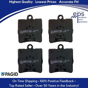 01-11 Mercedes C SLK Rear Single Pin Brake Pad Set & Shims Pagid 003 420 27 20