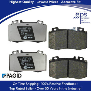 2003-06 Mercedes S430 S500 SL500 Front Brake Pad Set Pagid OEM 003 420 89 20