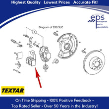 Load image into Gallery viewer, 1973-80 Mercedes 230 240 280 300 450 Front Brake Pad Set Textar 001 420 78 20
