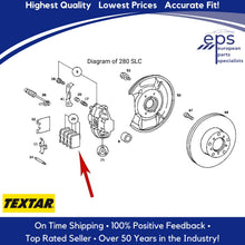 Load image into Gallery viewer, Front Brake Pads for Mercedes Textar Premium Quiet Low Dust Factory Feel &amp; Stop
