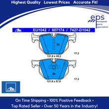 Load image into Gallery viewer, 2004-08 BMW E60 E61 E63 E64 Rear Brake Pad Set Genuine OEM Ate 34 21 6 763 043
