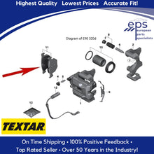 Load image into Gallery viewer, 2006-10 BMW E90 330 335 d i Xi xDrive Rear Brake Pad Set Textar 34 21 6 775 678
