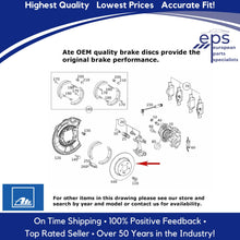 Load image into Gallery viewer, 03-09 Mercedes E &amp; 14-16 E250 Rear Coated Brake Disc Rotor Ate 000 423 10 12 07
