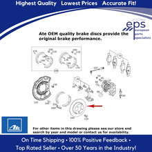 Load image into Gallery viewer, 2003-09 E-Class &amp; 14-16 E250 Coated Rear Brake Disc Rotors Ate 000 423 10 12 07
