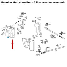 Load image into Gallery viewer, 01-09 Mercedes C CLK W/W Headlight Washer Fluid 6 Liter Reservoir 203 869 00 20
