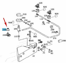 Load image into Gallery viewer, 2008-24 Mercedes Windshield Washer Fluid Level Sensor to Tank Seal 203 869 00 98
