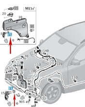 Load image into Gallery viewer, 2008-24 Mercedes Windshield Washer Fluid Level Sensor to Tank Seal 203 869 00 98
