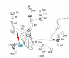 Load image into Gallery viewer, 2008-24 Mercedes Windshield Washer Fluid Level Sensor to Tank Seal 203 869 00 98
