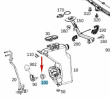 Load image into Gallery viewer, 2008-24 Mercedes Windshield Washer Fluid Level Sensor to Tank Seal 203 869 00 98
