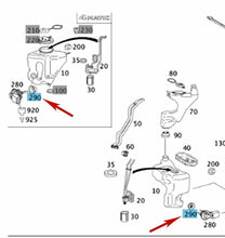 Load image into Gallery viewer, 2008-24 Mercedes Windshield Washer Fluid Level Sensor to Tank Seal 203 869 00 98
