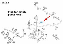 Load image into Gallery viewer, 1996-13 Mercedes Windshield Washer Reservoir Large Pump Block Off Plug 19mm
