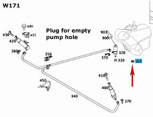 Load image into Gallery viewer, 1996-13 Mercedes Windshield Washer Reservoir Large Pump Block Off Plug 19mm
