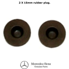 Load image into Gallery viewer, 2008-19 Mercedes Washer Fluid Reservoir Tank Lid 2 Rubber Plug Kit W/O Heater
