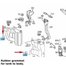 Load image into Gallery viewer, 2001-23 Mercedes Washer Fluid Reservoir Rubber Mounting Grommet 203 869 01 98
