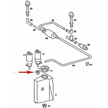 Load image into Gallery viewer, 1977-19 Mercedes Genuine Windshield Washer Fluid Tank Pump Rubber Seal Grommets
