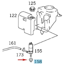 Load image into Gallery viewer, 1995-20 Mercedes Headlight Washer Pump Rubber Seal Grommet OE MB 010 997 11 81
