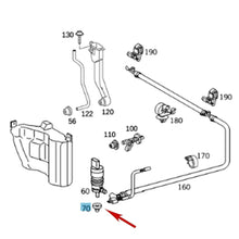 Load image into Gallery viewer, 1995-20 Mercedes Headlight Washer Pump Rubber Seal Grommet OE MB 010 997 11 81
