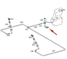 Load image into Gallery viewer, 1995-20 Mercedes Headlight Washer Pump Rubber Seal Grommet OE MB 010 997 11 81
