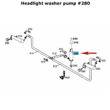 Load image into Gallery viewer, 1998-24 Mercedes Headlight Washer Pump CL CLK CLS G ML E S SL SLK Sprinter Febi
