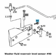 Load image into Gallery viewer, 98-12 Mercedes Benz Windshield Washer Fluid Reservoir Level Sensor 220 540 00 45
