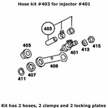 Load image into Gallery viewer, 1974-75 Mercedes 450 SE SEL SL SLC Fuel Injector Hose Kit Bosch 1 287 010 701
