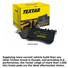 Load image into Gallery viewer, Yellow Box Textar Thick Front Brake Pad Set 1980-91 Mercedes 107 116 123 126
