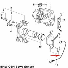 Load image into Gallery viewer, 04-10 E60 5 M5 E63 E64 6 M6 Front Brake Pad Wear Warning Sensor 34 35 6 789 492
