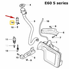 Load image into Gallery viewer, 96-15 BMW 1 3 5 6 7 X Z M Headlight Washer Pump 67 12 8 377 430 OEM Continental
