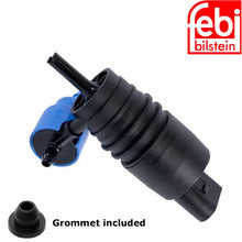 Load image into Gallery viewer, 1998-99 Audi A4 1998-06 VW Golf Passat Windshield Washer Pump with Grommet Febi
