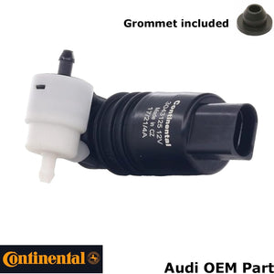 1998-23 Audi A3 A4 A6 Q3 Q5 Q7 S4 SQ5 OEM Windshield Washer Pump with Grommet