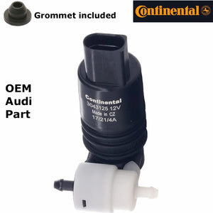 1998-23 Audi A3 A4 A6 Q3 Q5 Q7 S4 SQ5 OEM Windshield Washer Pump with Grommet